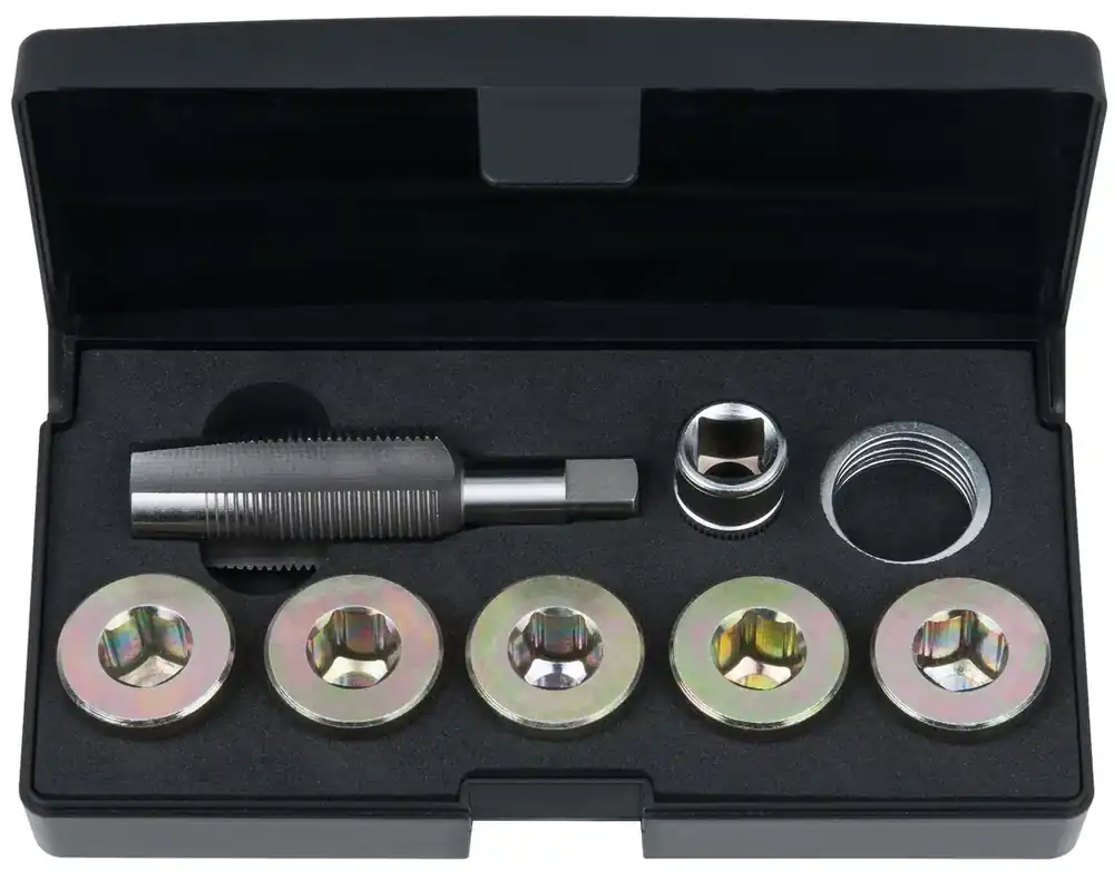 Abverkauf KS TOOLS Ölablassschrauben-Gewindereparatur-Satz, 12-tlg M22 x 1,5 ( 150.4945 )