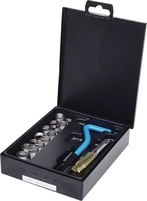 KS TOOLS Nirostahl Gewinde-Reparatur-Satz M14x1,25mm, 17-tlg ( 150.6140 ) Preis Gesenkt