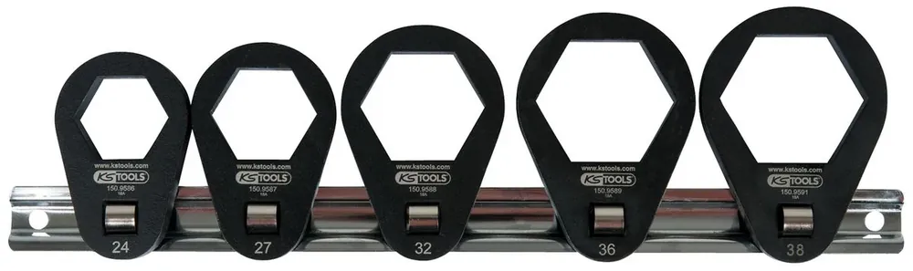 KS TOOLS 3/8“ Einsteck-Ringschlüssel-Satz, extra flach, 5-tlg ( 150.9585 ) Sonderaktion
