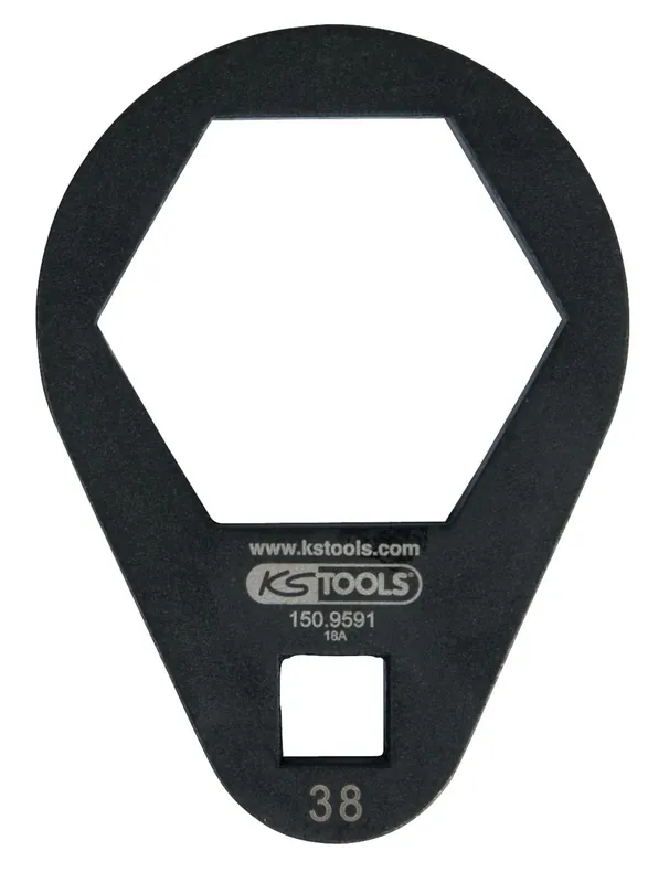 KS TOOLS 3/8" Einsteck-Ringschlüssel, extra flach, 38 mm ( 150.9591 ) Finale Aktion