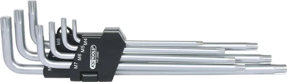 Angebot KS TOOLS RIBE-Winkelstiftschlüssel-Satz, lang, 7-tlg ( 151.2450 )