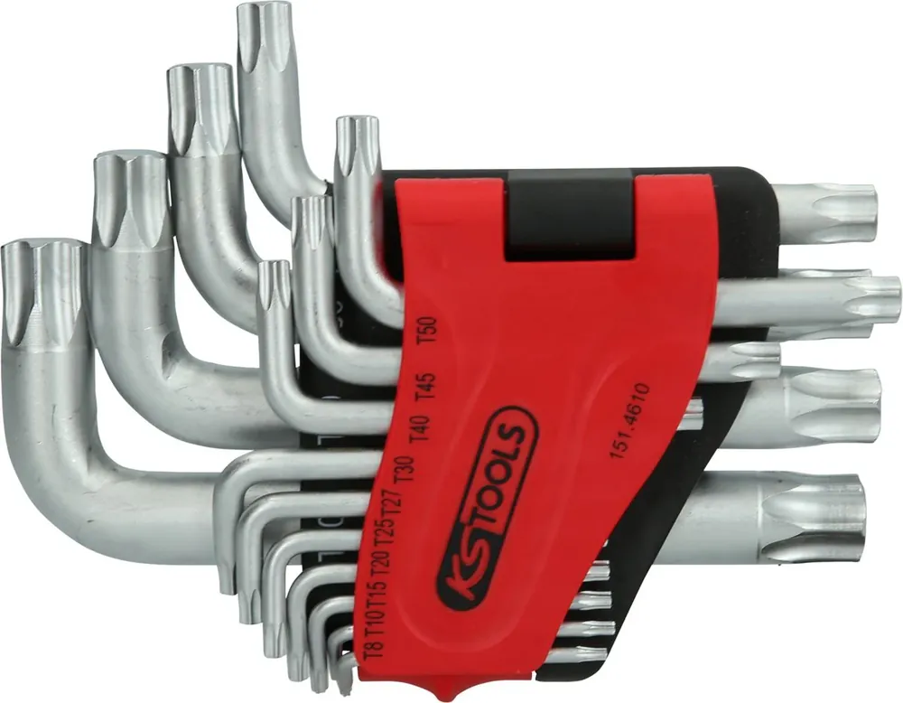 Direkt Vom Hersteller KS TOOLS Torx-Winkelstiftschlüssel-Satz, kurz, 14-tlg ( 151.4610 )