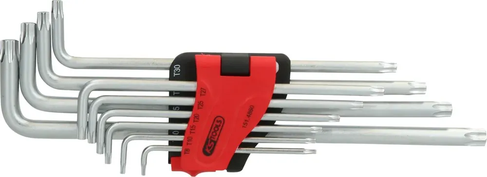 KS TOOLS Torx-Winkelstiftschlüssel-Satz, extra lang, 10-tlg ( 151.4860 ) Beliebt
