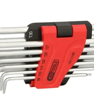 Billig KS TOOLS Kugelkopf-Torx-Winkelstiftschlüssel-Satz, lang, 10-tlg ( 151.5180 )