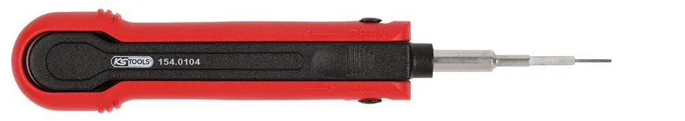 KS TOOLS Entriegelungswerkzeug für Flachstecker/Flachsteckhülsen 1,2 mm (AMP Tyco MCP) ( 154.0104 ) Neu