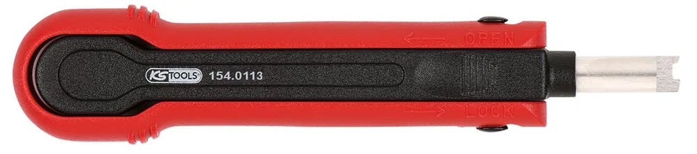 Begrenztes Angebot KS TOOLS Kabel-Entriegelungswerkzeug für Flachsteckhülsen 0,6 mm ( 154.0113 )