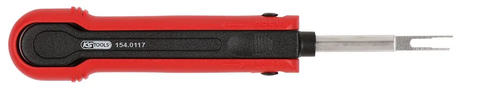 KS TOOLS Kabel-Entriegelungswerkzeug für Flachsteckhülsen 2,8mm ( 154.0117 ) Markenprodukt
