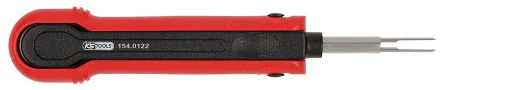 KS TOOLS Entriegelungswerkzeug für Flachstecker/Flachsteckhülsen 4,8 mm, 5,8 mm, 6,3 mm (AMP Tyco SPT) ( 154.0122 ) Knallerangebot