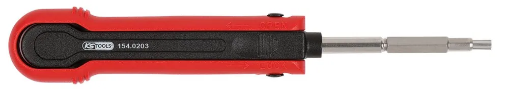 Highlight KS TOOLS Entriegelungswerkzeug für Rundstecker 1,5 mm (KOSTAL LKS) ( 154.0203 )