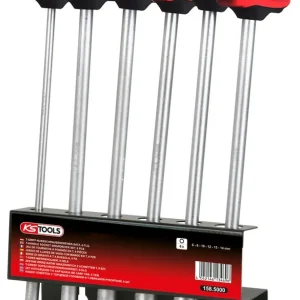 KS TOOLS T-Griff-Nussschraubendreher-Satz, 6-tlg, 6-14mm ( 158.5000 ) Geprüft