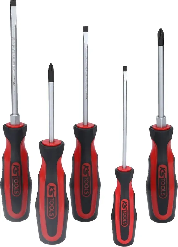 KS TOOLS ERGOTORQUEplus Schraubendreher-Satz, 5-tlg ( 159.0005 ) Mega-Angebot