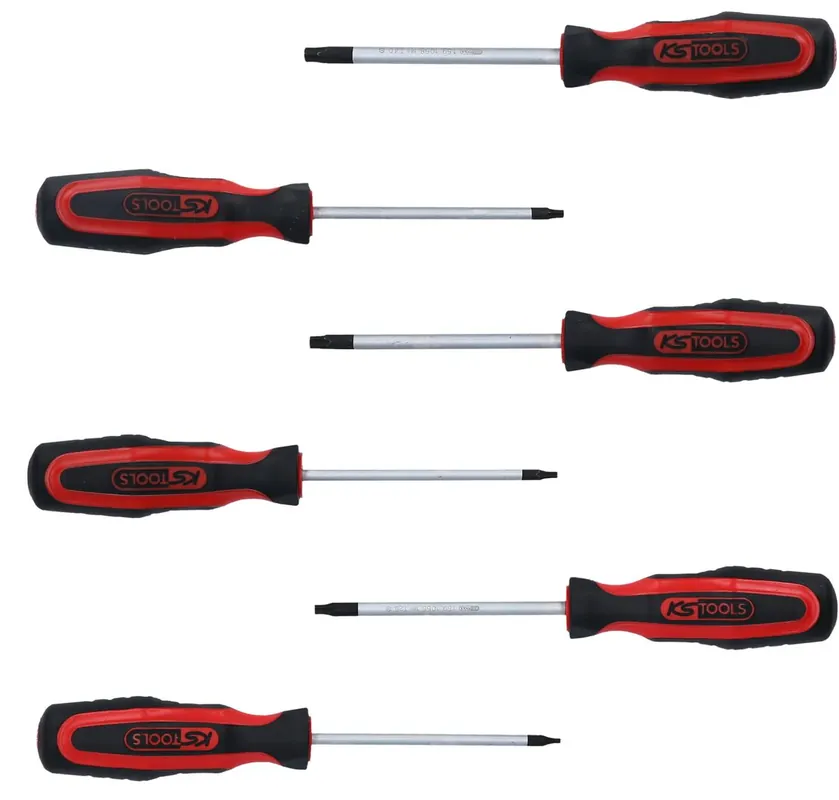 Echt KS TOOLS ERGOTORQUEplus Schraubendreher-Satz, 6-tlg, Torx mit Bohrung ( 159.0040 )