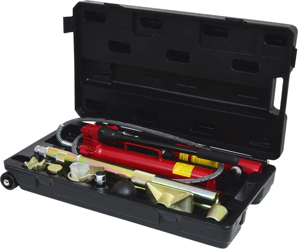 Knallerangebot KS TOOLS Hydraulischer KFZ-Richtwerkzeugsatz 10t, 17-tlg ( 160.0175 )