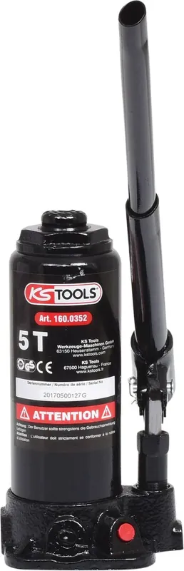 Top-Seller KS TOOLS Hydraulischer Flaschenwagenheber, 5 t ( 160.0352 )