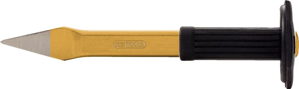 KS TOOLS Kreuzmeißel mit Handschutzgriff, flach oval, 300mm ( 162.0294 ) Markenprodukt
