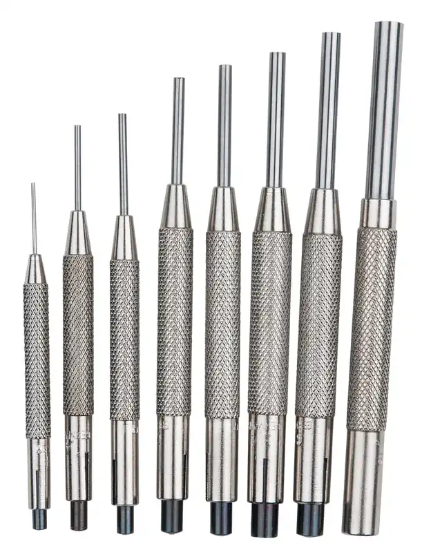 KS TOOLS Durchtreiber-Satz, 8-tlg, 09-1,4-1,8-2,4-2,8-3,4-3,9-5,9mm ( 162.2310 ) Meistverkauft