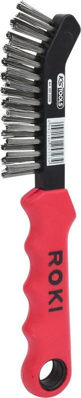 KS TOOLS Stahldraht-Bremssattel-Drahtbürste 2-reihig ( 201.2320 ) Bestpreis
