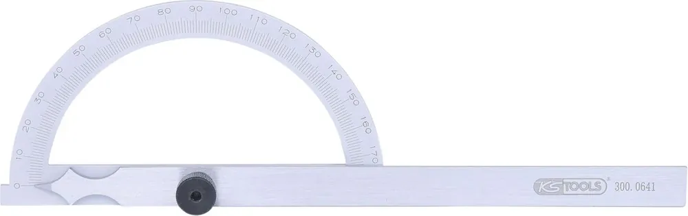KS TOOLS Winkelgradmesser mit offenen Bogen, 150mm ( 300.0641 ) Bestseller