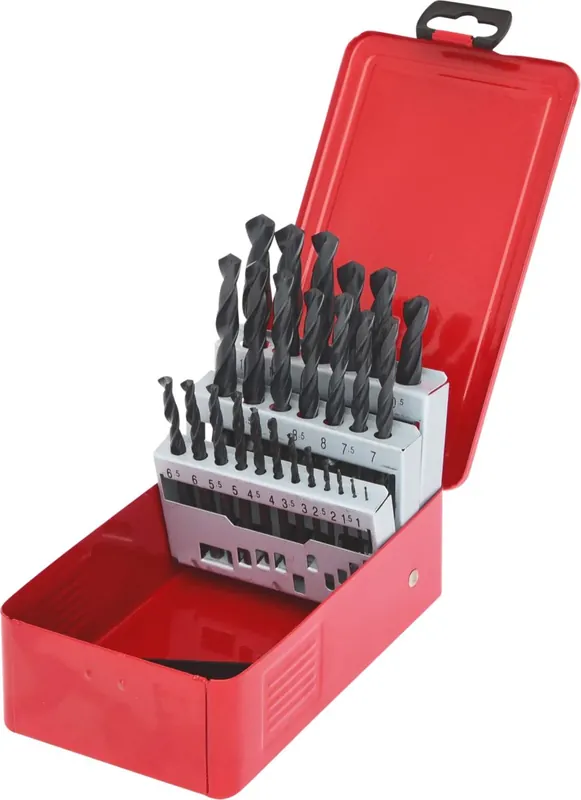 Geprüft KS TOOLS HSS-R Spiralbohrer-Satz, Stahlblechkassette, 25-tlg, 1-13mm ( 330.1613 )