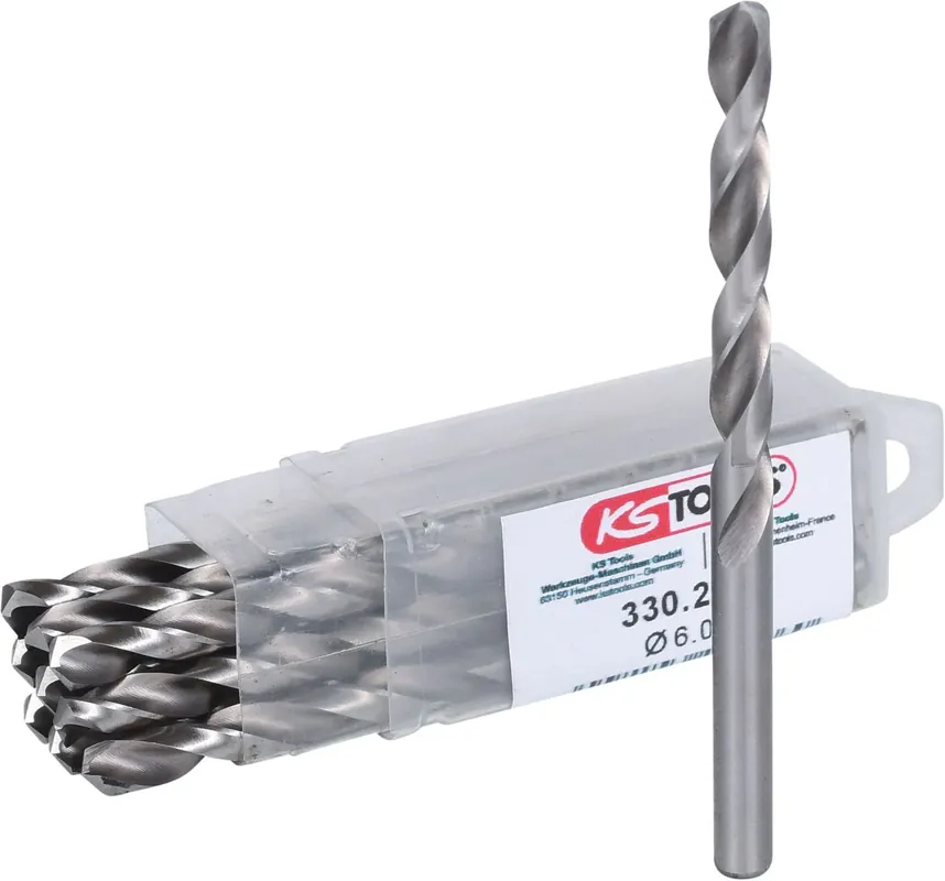 KS TOOLS HSS-G Spiralbohrer, 6mm, 10er Pack ( 330.2060 ) Nur Für Kurze Zeit