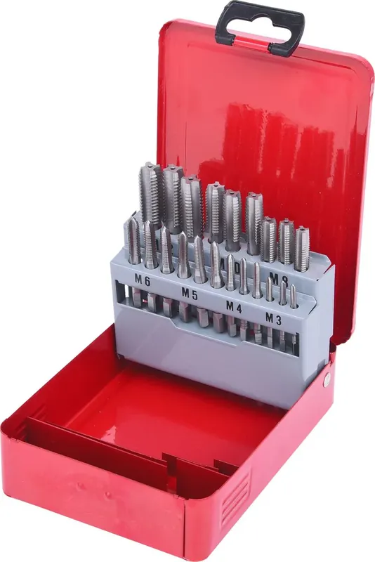 KS TOOLS HSS CO Handgewindebohrer-Satz M, Stahlblechkassette 21-tlgM3-M12 ( 336.0631 ) Neu Im Sortiment