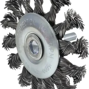 KS TOOLS Stahldrahtrundbürste 0,3mm, Ø 75mm ( 340.0038 ) Expressversand
