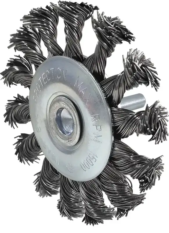 KS TOOLS Stahldrahtrundbürste 0,3mm, Ø 75mm ( 340.0038 ) Expressversand