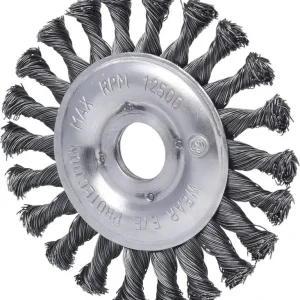 KS TOOLS Stahldrahtrundbürste 0,5mm, Ø 125mm ( 340.0043 ) Nur Heute