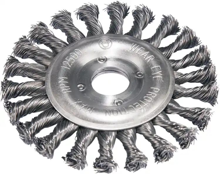 Finale Aktion KS TOOLS Rostfreie Stahldrahtrundbürste 0,5mm, Ø 115mm ( 340.0046 )