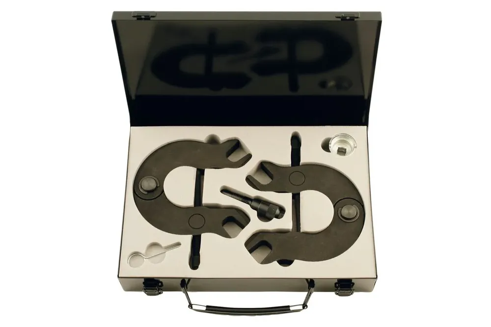 KS TOOLS Motoreinstell-Werkzeug-Satz für VAG, 5-tlg Audi A4+A6 ( 400.2275 ) Beliebt