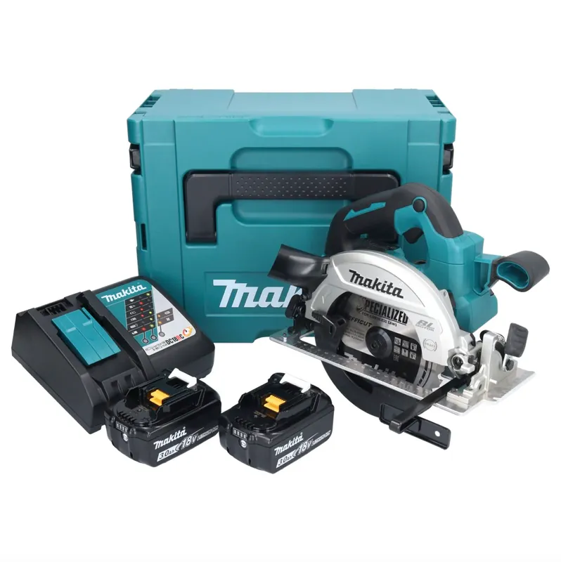 Makita DHS 661 RFJ Akku Handkreissäge 18 V 165 mm Brushless + 2x Akku 3,0 Ah + Ladegerät + Makpac Jetzt Bestellen
