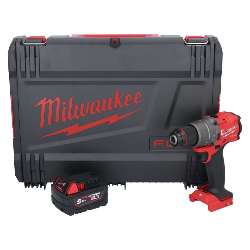 Sonderaktion Milwaukee M18 FPD3-501X Akku Schlagbohrschrauber 18 V 158 Nm Brushless + 1x Akku 5,0 Ah + HD Box - ohne Ladegerät