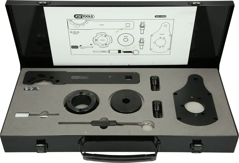 KS TOOLS Motoreinstell-Werkzeug-Satz für Opel, 11-tlg ( 400.4500 ) Jetzt Kaufen