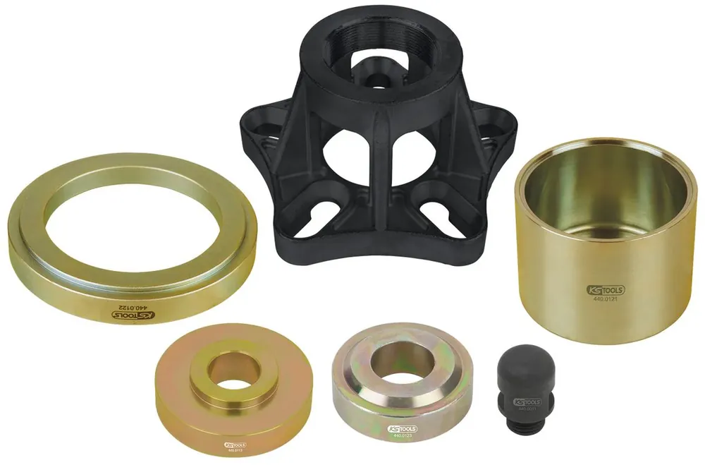 Markenprodukt KS TOOLS Radlager-Satz, hinten für Citroen / Fiat / Ford / Peugeot, 6-tlg ( 440.0120 )