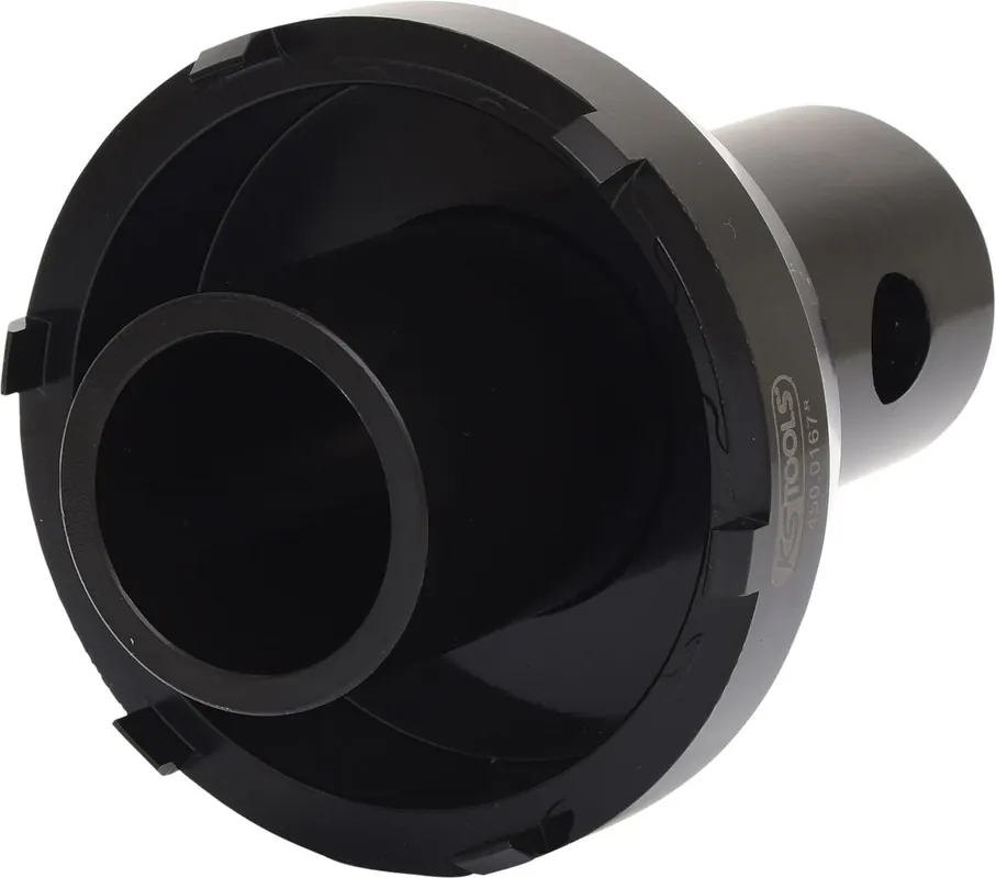 Neue Ware KS TOOLS 3/4" Nutmuttern-Schlüssel mit 6 Zapfen für Mercedes, 105-125mm ( 450.0167 )