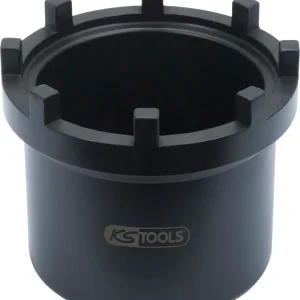 Geprüft KS TOOLS 3/4" Nutmuttern-Schlüssel Scania 8 Zapfen für Scania ( 450.0236 )