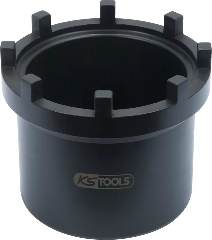 Geprüft KS TOOLS 3/4" Nutmuttern-Schlüssel Scania 8 Zapfen für Scania ( 450.0236 )