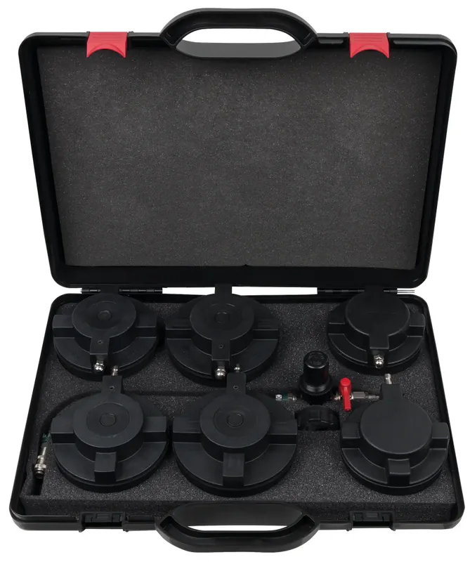 KS TOOLS LKW Turbolader-Ladeluft-System-Prüfkoffer-Satz, 7-tlg ( 460.2465 ) Preis Gesenkt