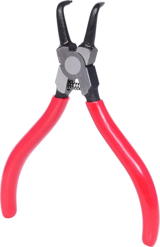 KS TOOLS Sicherungszange für Innensicherungsringe, abgewinkelt, 130mm ( 500.1031 ) Garantierte Lieferung
