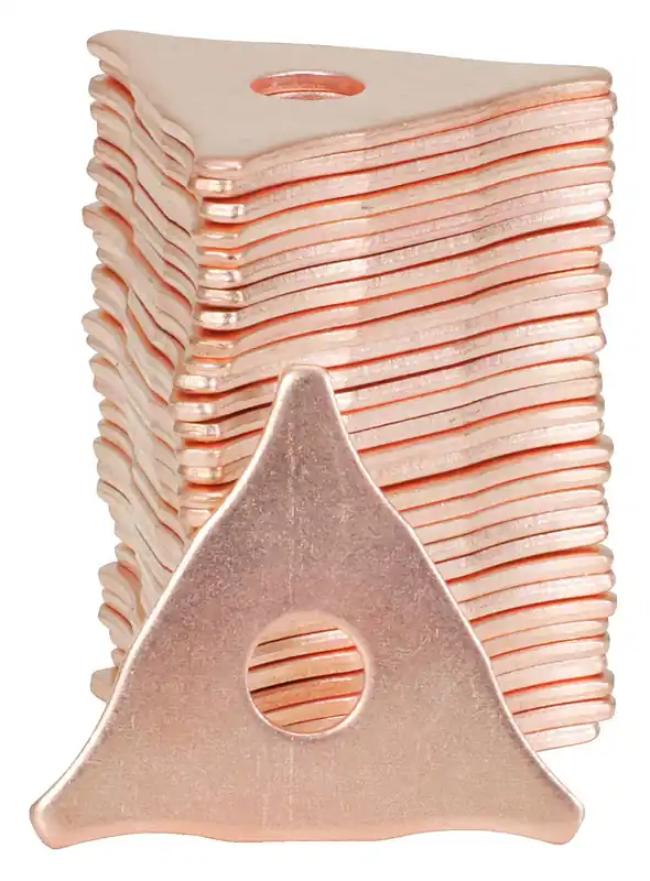 KS TOOLS Dreispitz-Lochscheiben verkupfert, 100er Pack ( 500.8595 ) Sonderangebot