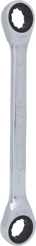 Schnäppchen KS TOOLS GEARplus Doppel-Ratschenringschlüssel, 14x15mm ( 503.4505 )