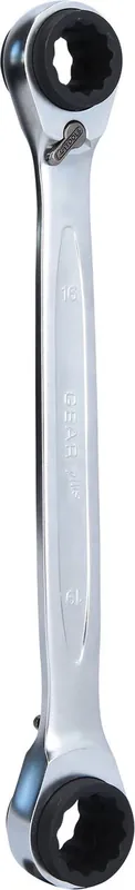 Angebot KS TOOLS 4 in 1 GEARplus umschaltbar Doppel-Ratschenringschlüssel, 16x17x18x19mm ( 503.4546 )