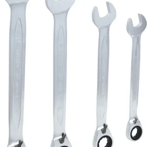 Zertifiziert KS TOOLS GEARplus Ratschenringmaulschlüssel-Satz, umschaltbar, 4-tlg ( 503.4601 )