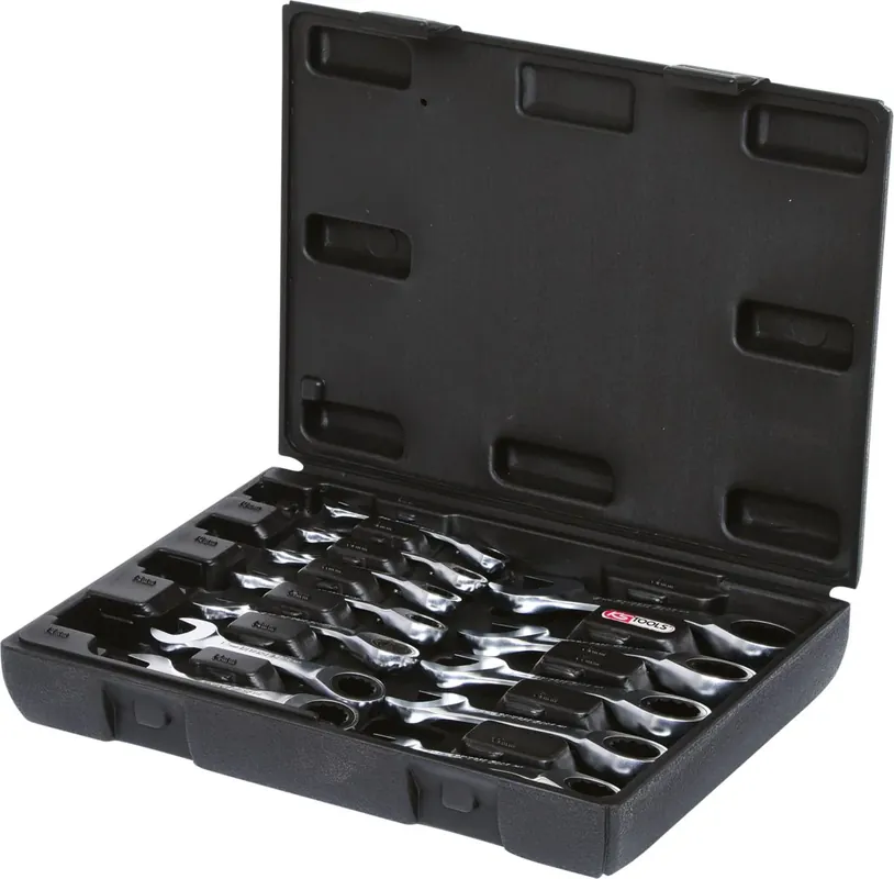 KS TOOLS GEARplus Ratschenringmaulschlüssel-Satz, kurz, 12-tlg ( 503.4652 ) Top-Preis