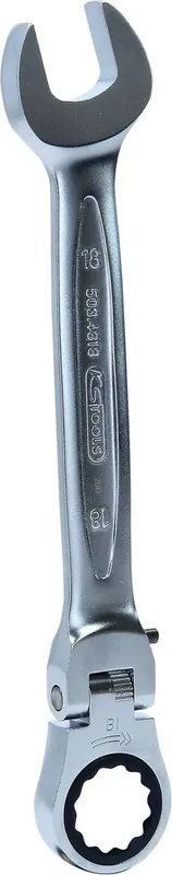 Günstig KS TOOLS GEARplus Gelenk-Ratschenringmaulschlüssel feststellbar, 18mm ( 503.4818 )