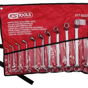 Top-Preis KS TOOLS Doppel-Ringschlüssel-Satz, gekröpft, 11-tlg 6-32mm ( 517.0222 )