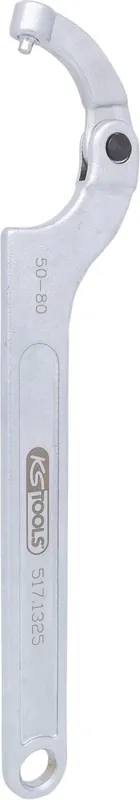 KS TOOLS Gelenk-Hakenschlüssel mit Zapfen, 50-80mm ( 517.1325 ) Beliebt