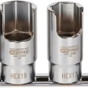 Begrenztes Angebot KS TOOLS 3/8" Spezial-Winkel-Rohrverbinder-Stecknuss-Satz, 5-tlg ( 460.5085 )