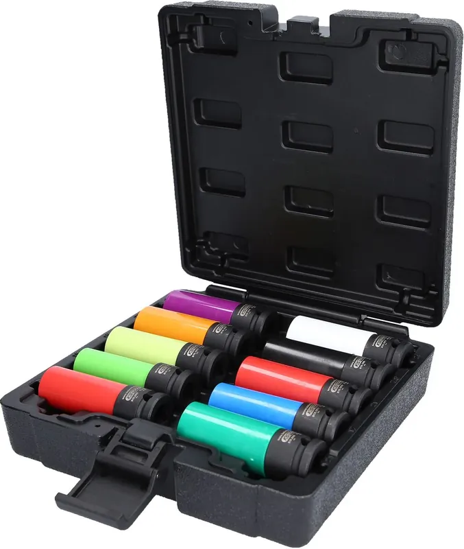 Versand Am Gleichen Tag KS TOOLS 1/2" Spezial-Alu-Felgen Kraft-Stecknuss-Satz, 10-tlg ( 515.0890 )