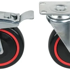 Angebot KS TOOLS RACINGline Lenkrollensatz, mit Roll- und Drehbremse, inkl. Schrauben ( 826.9505 )